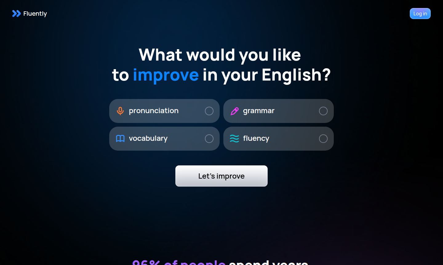 Fluently app interface thumbnail