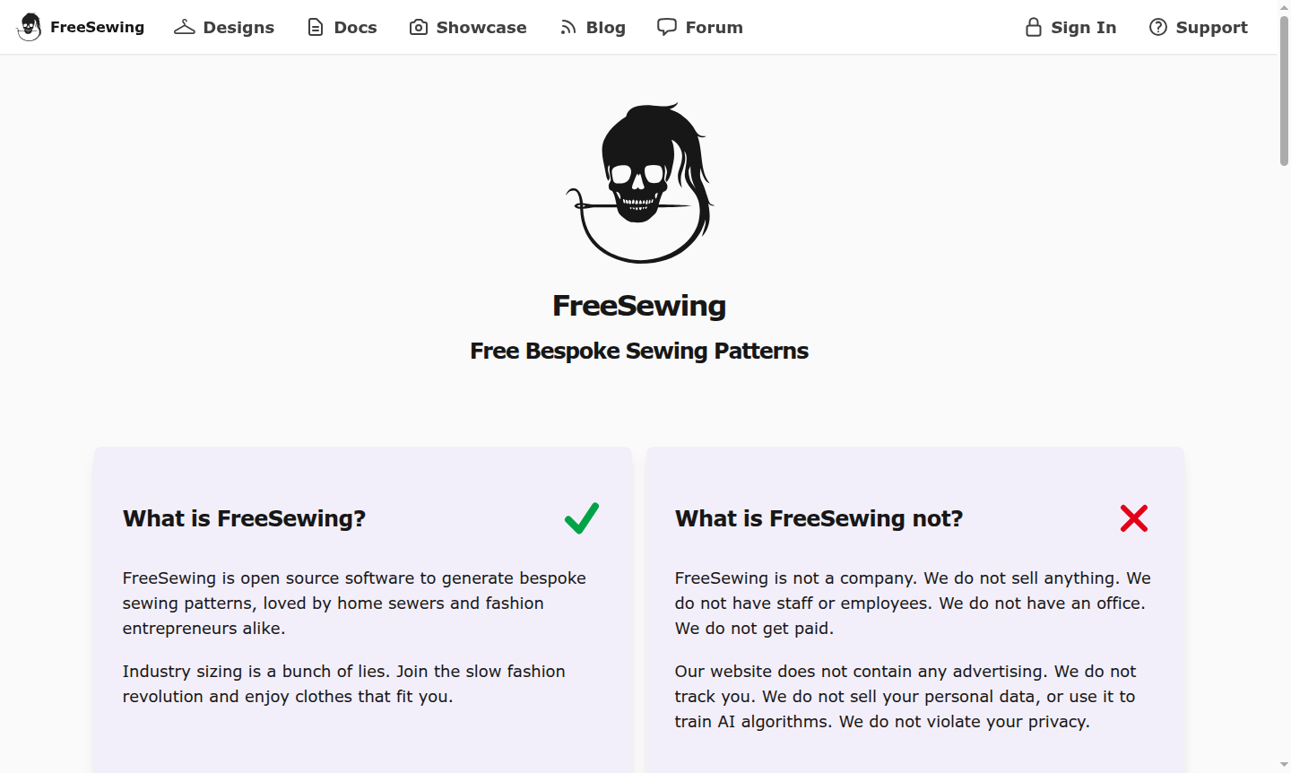 FreeSewing thumbnail