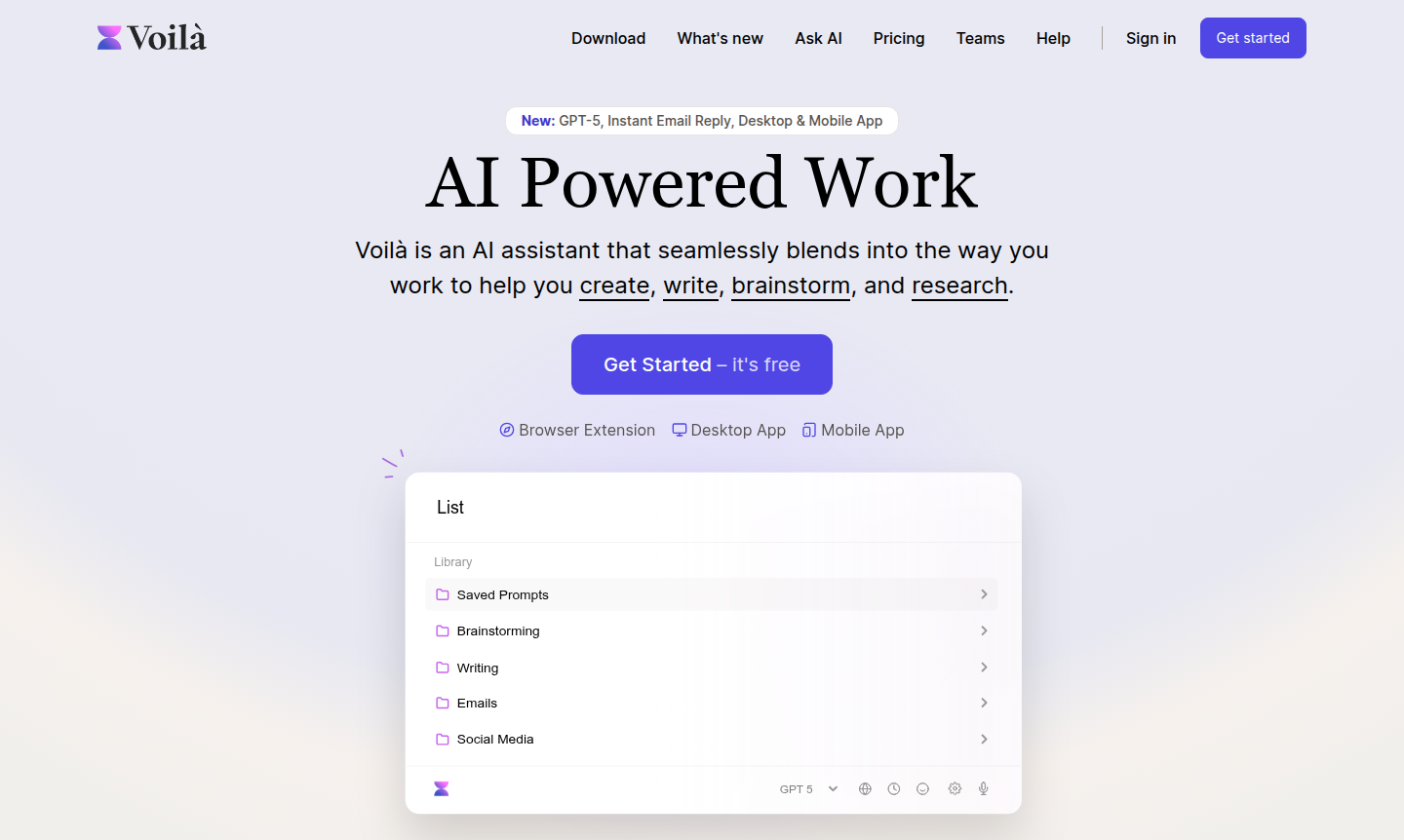 Voilà AI Assistant thumbnail
