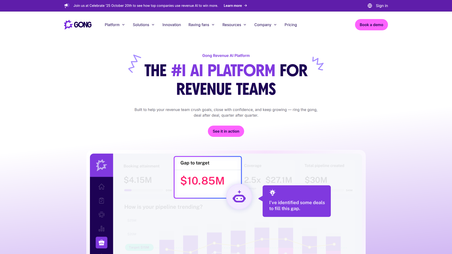 Plataforma Revenue AI de Gong 1