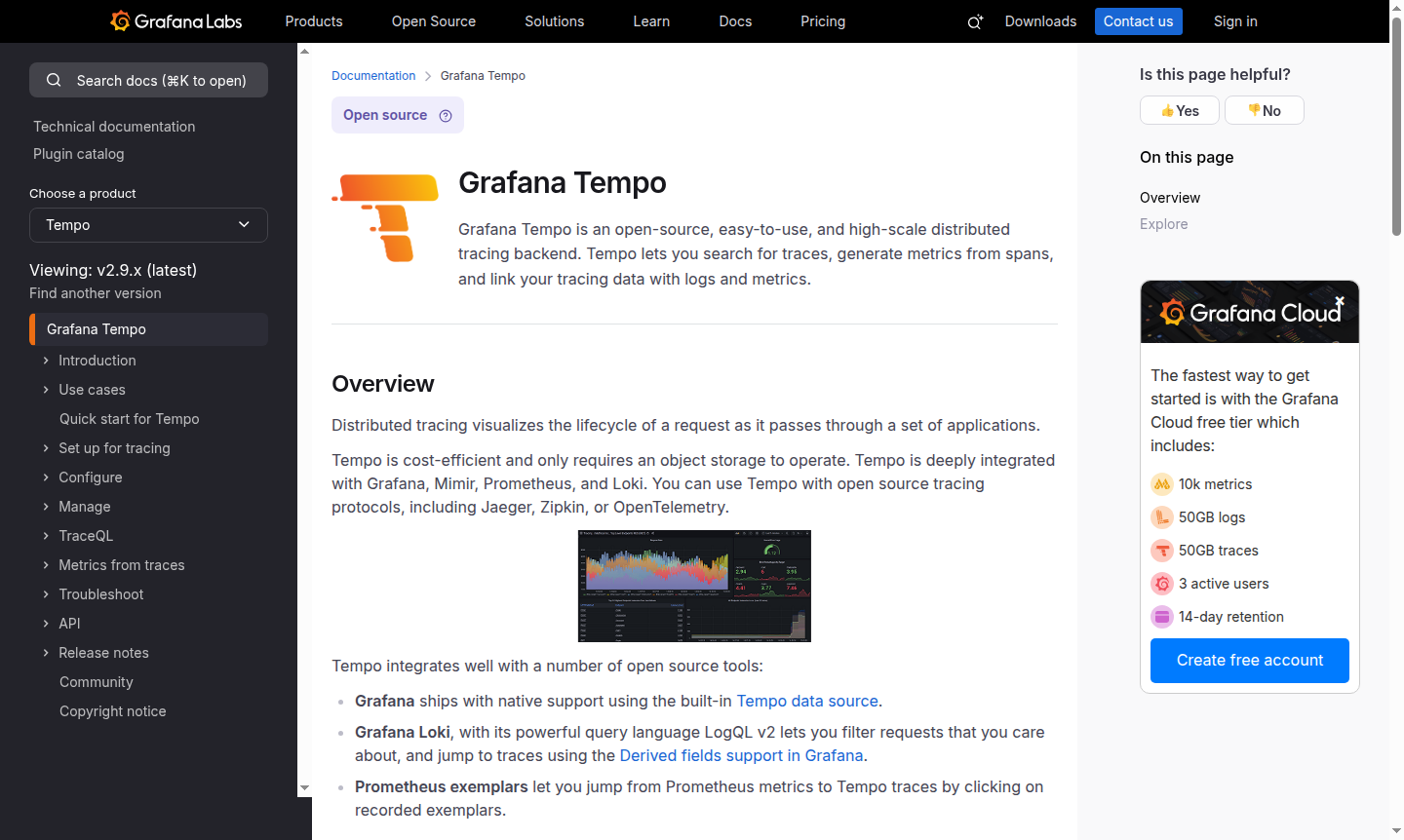 Grafana Tempo thumbnail