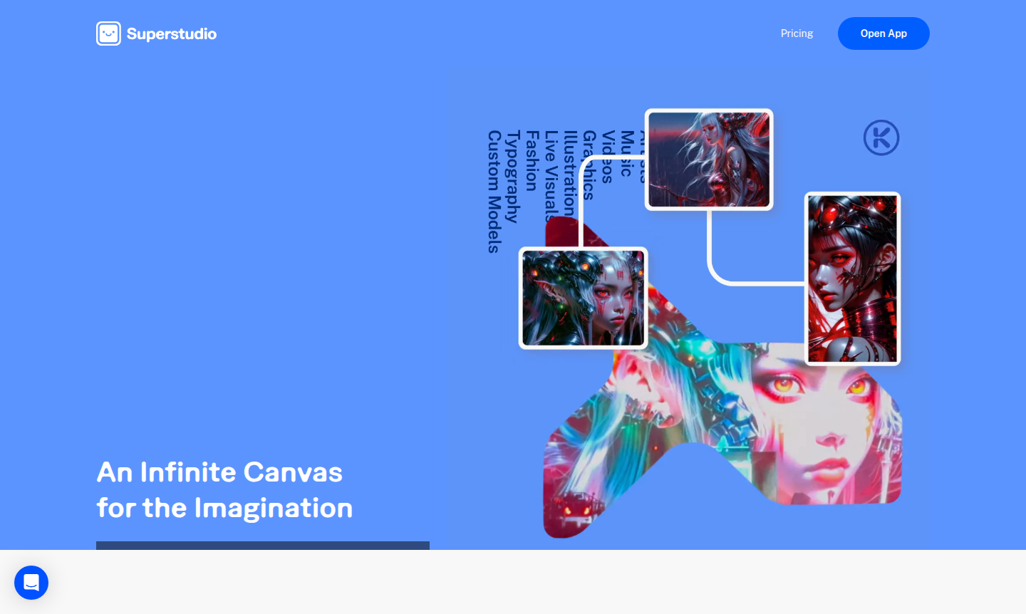 Thumbnail image showcasing Superstudio's interface and features