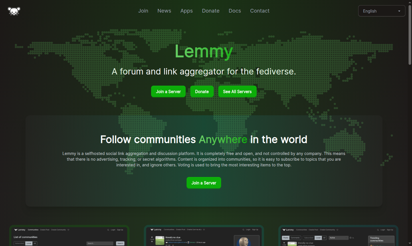 Lemmy platform interface