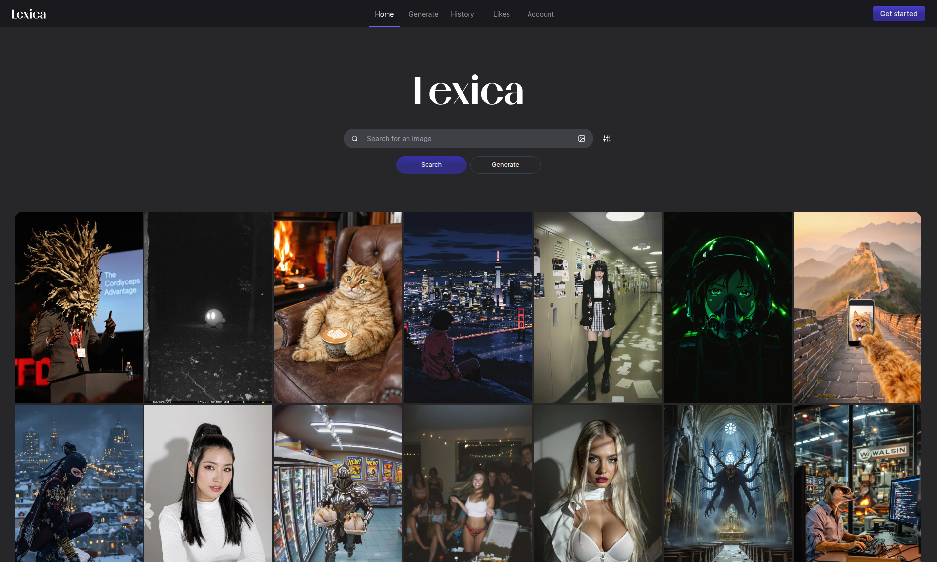 Lexica AI Art Search and Generation Engine 1