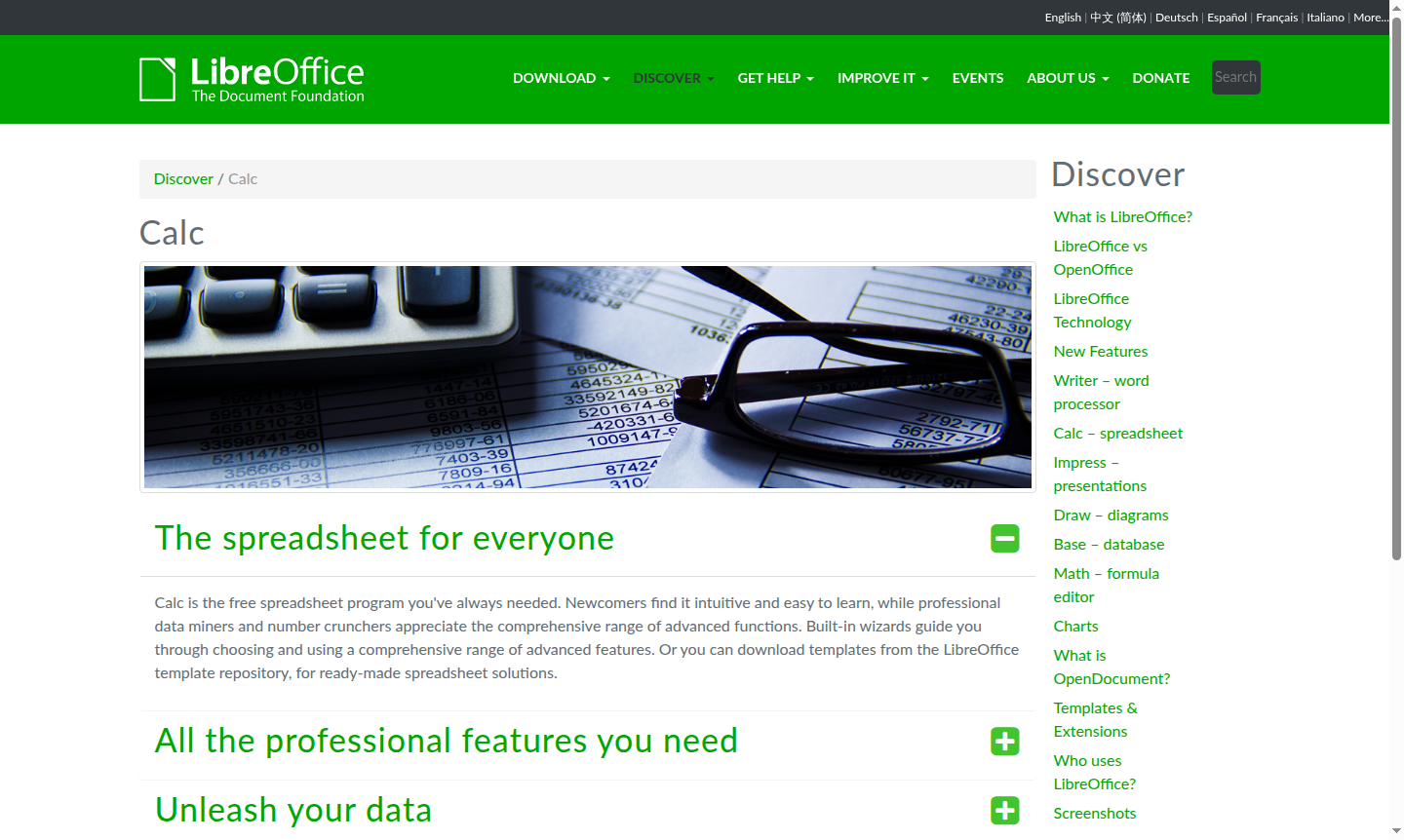 LibreOffice Calc interface thumbnail