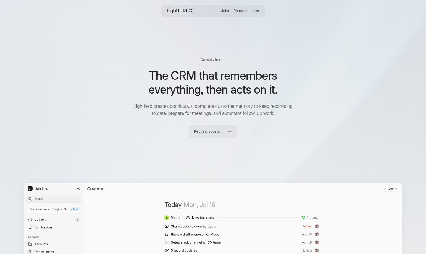 Lightfield CRM 1