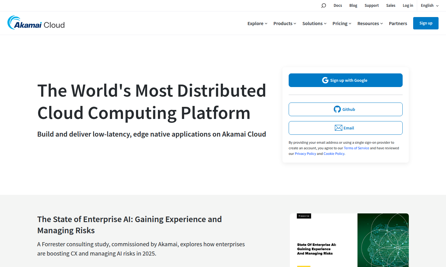 Akamai Cloud platform thumbnail