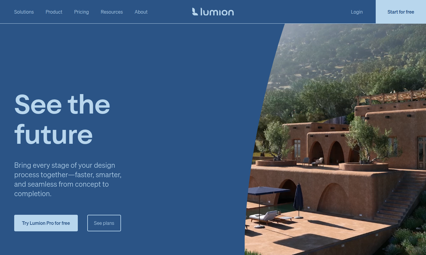 Lumion software interface thumbnail