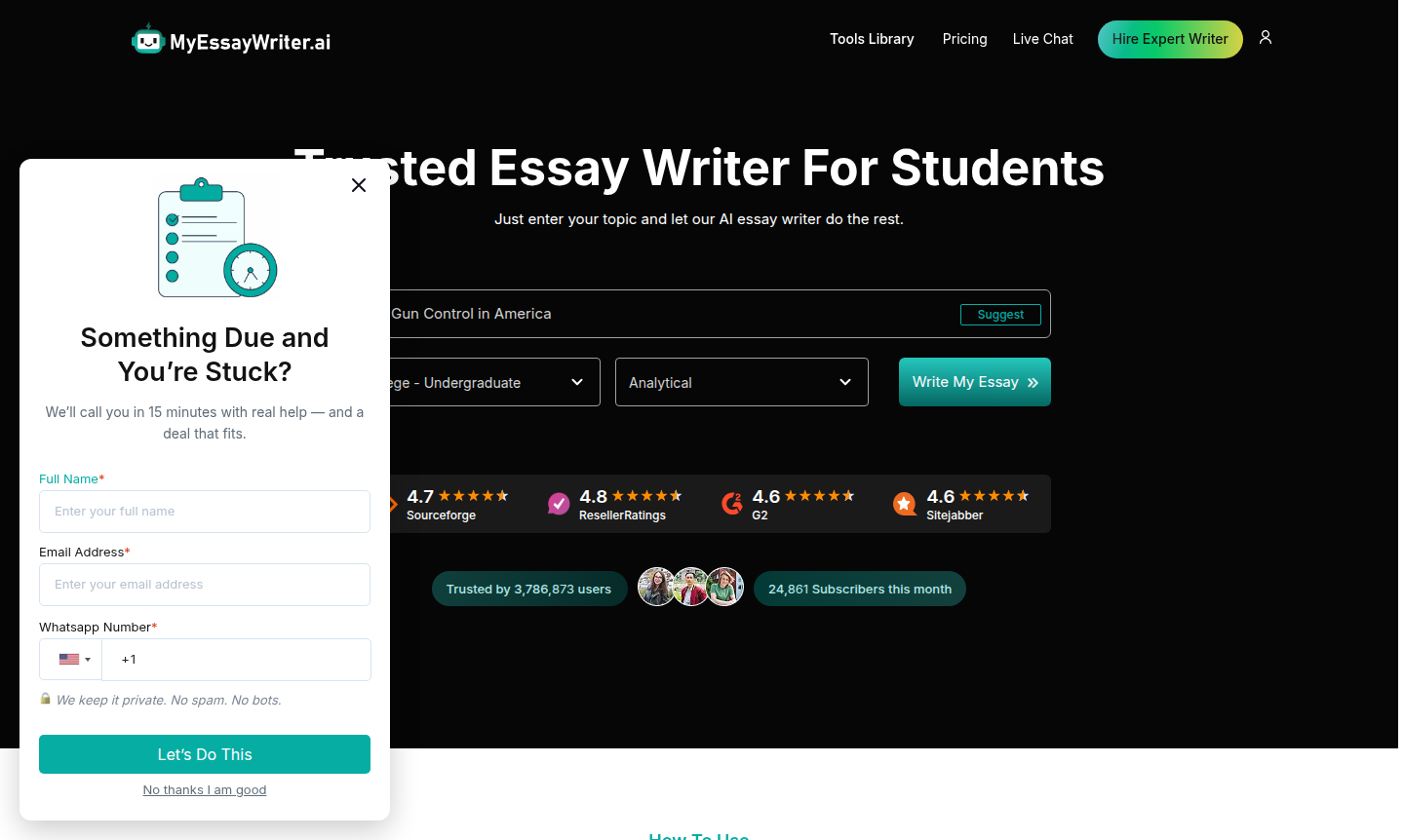 MyEssayWriter.ai thumbnail image