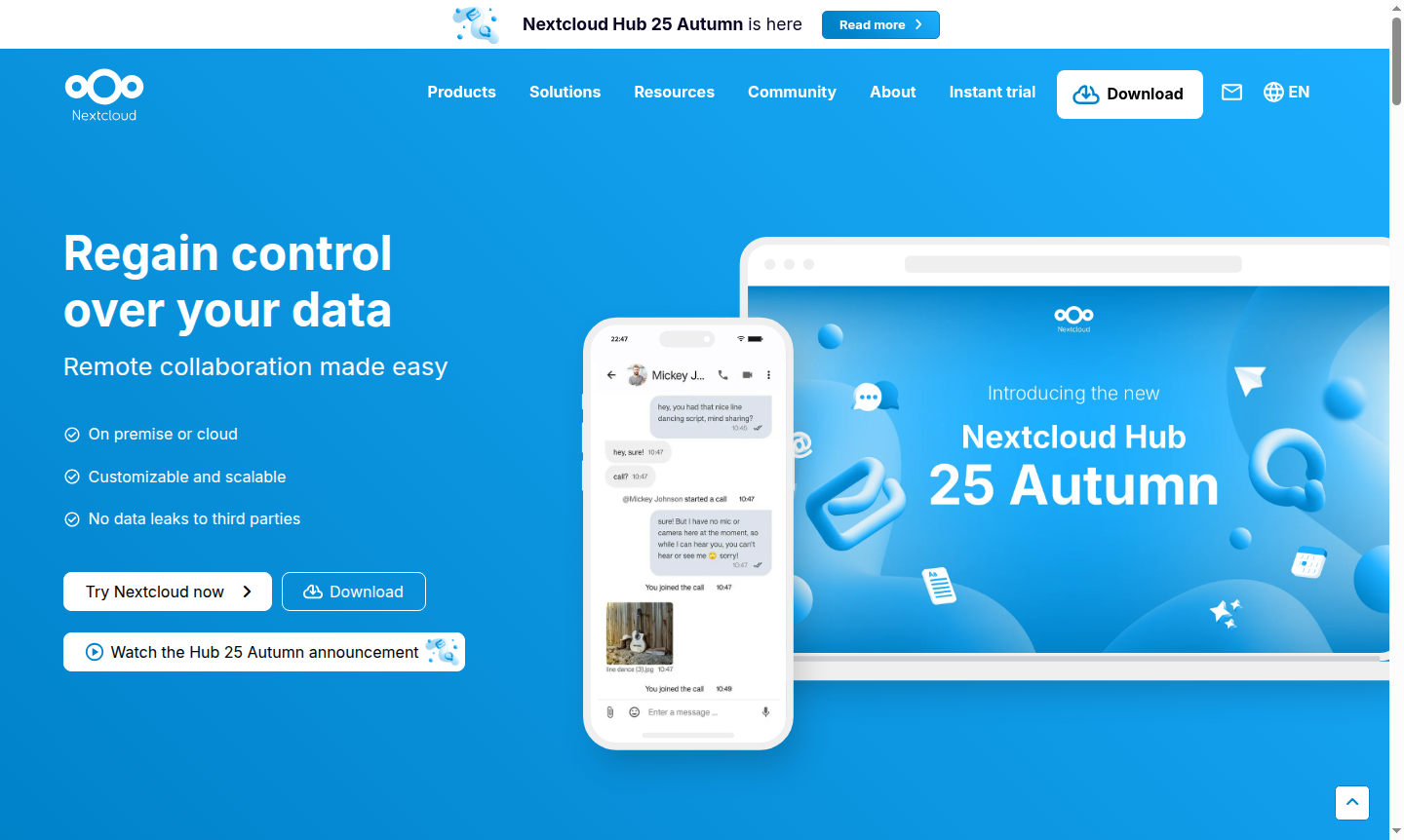 Nextcloud platform thumbnail