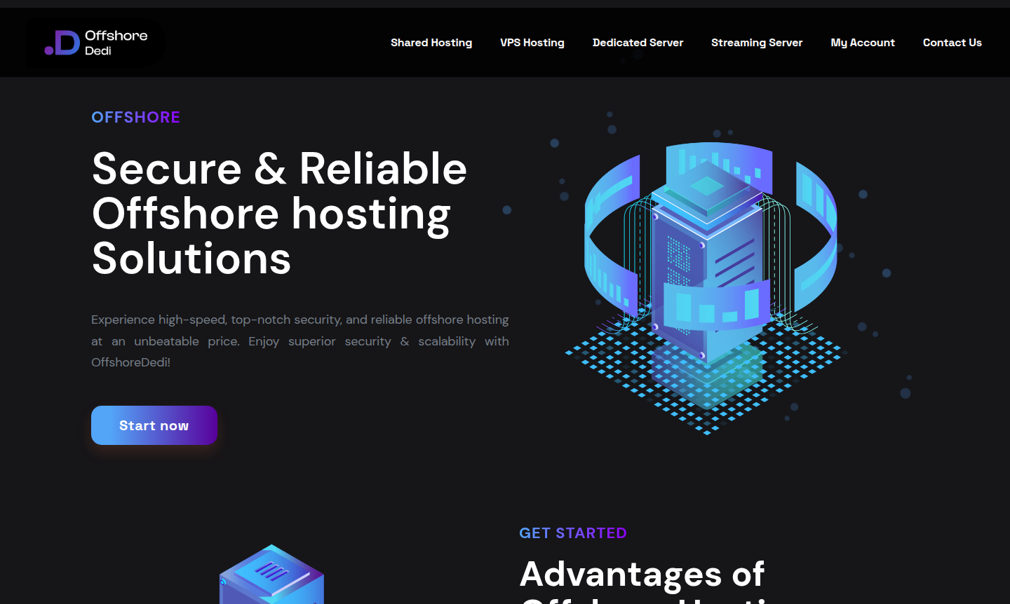 OffshoreDedi hosting services thumbnail
