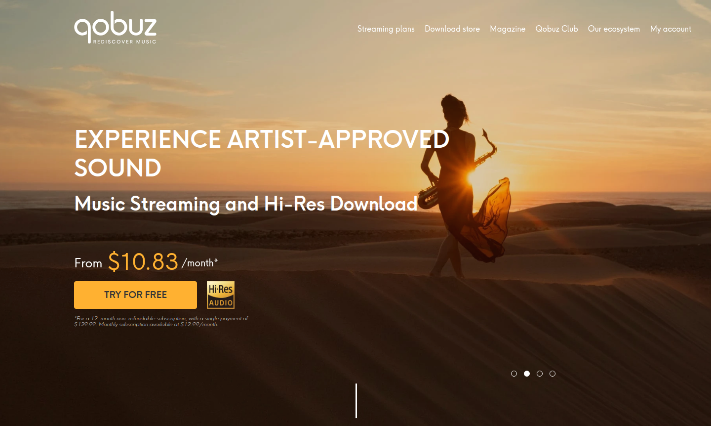 Qobuz service overview
