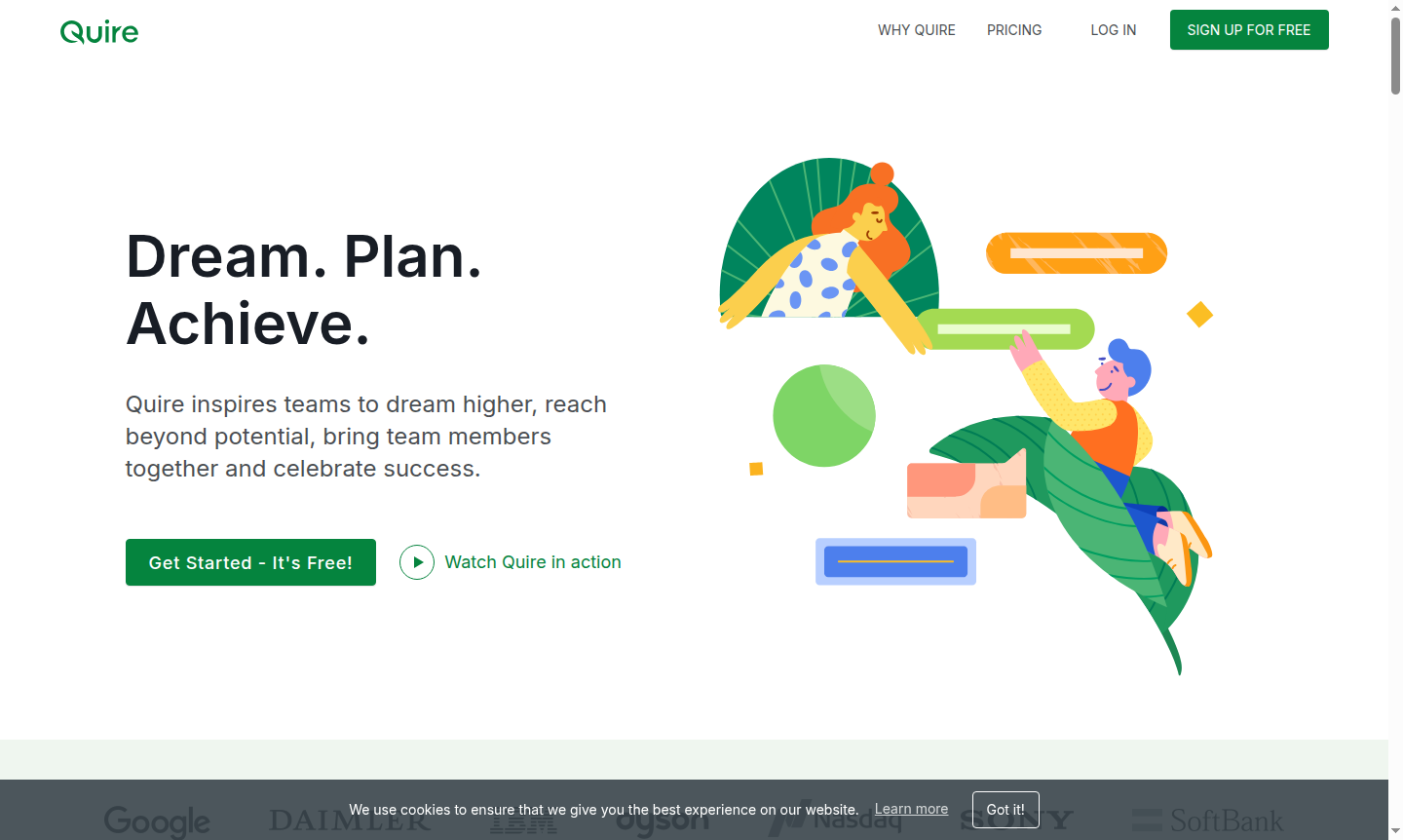 Quire interface thumbnail