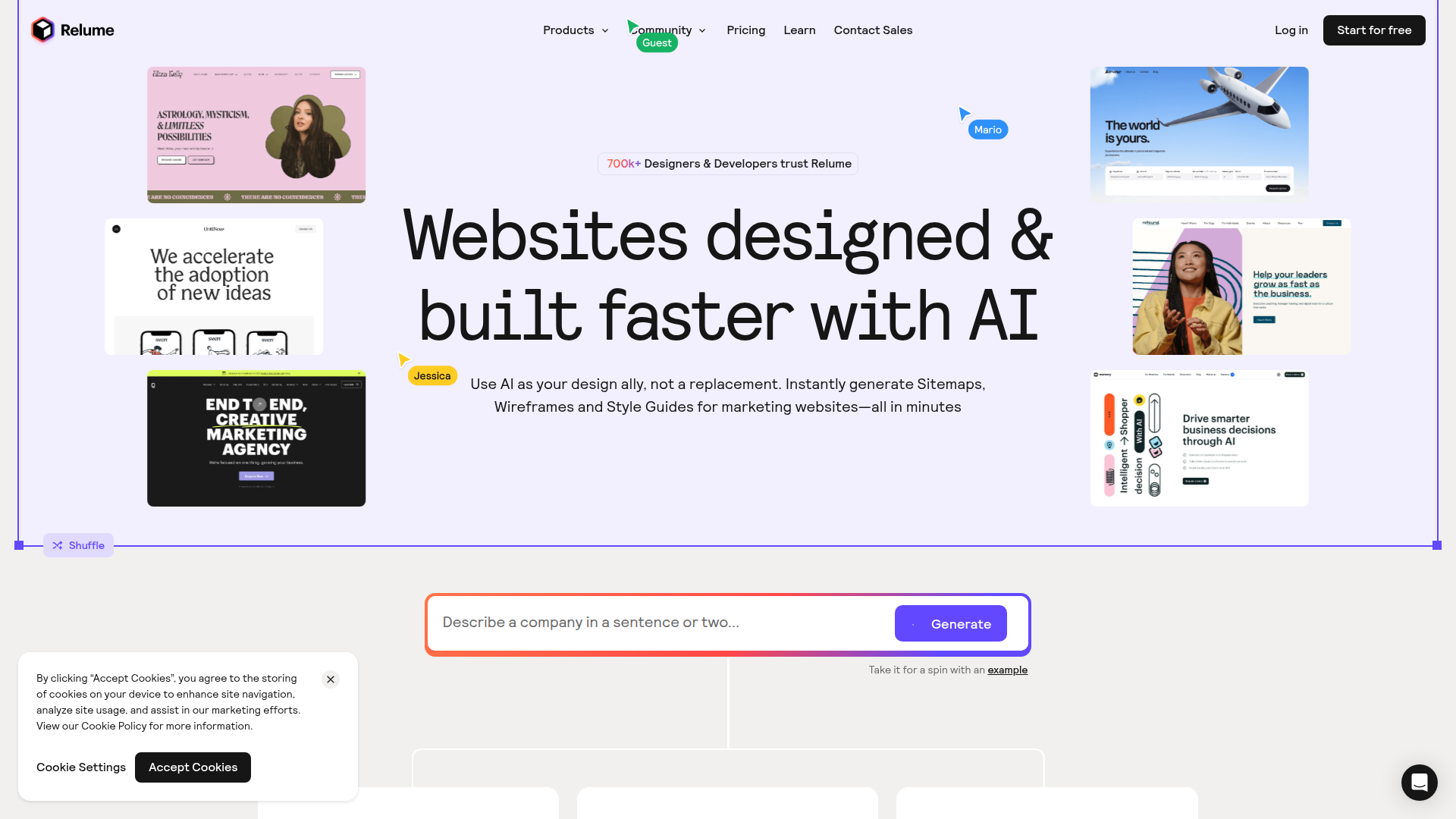 Relume AI Website Builder 1