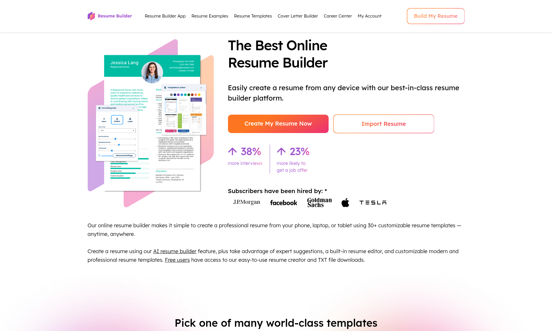 ResumeBuilder 1