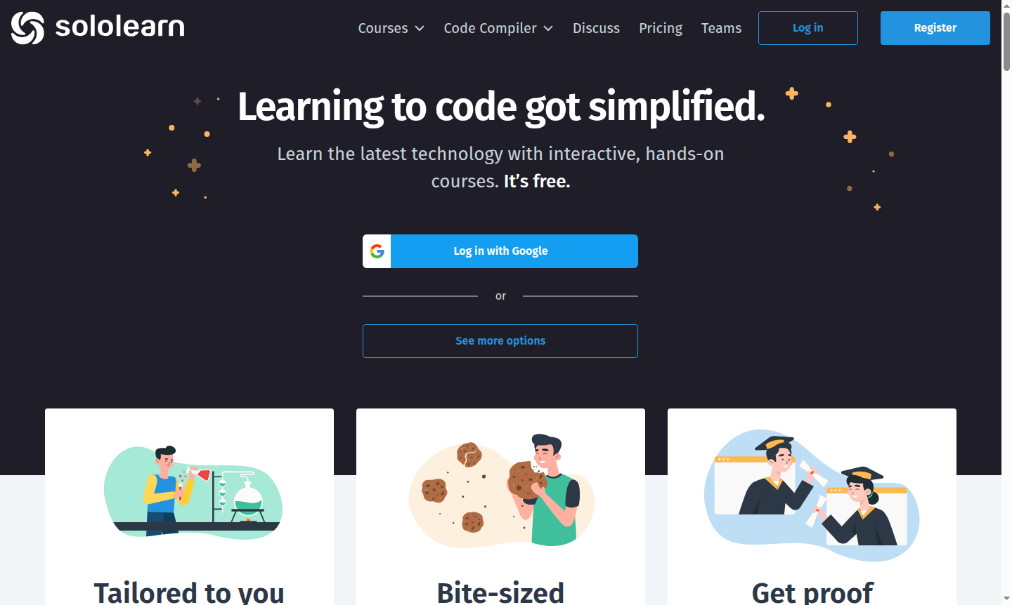 Sololearn platform thumbnail
