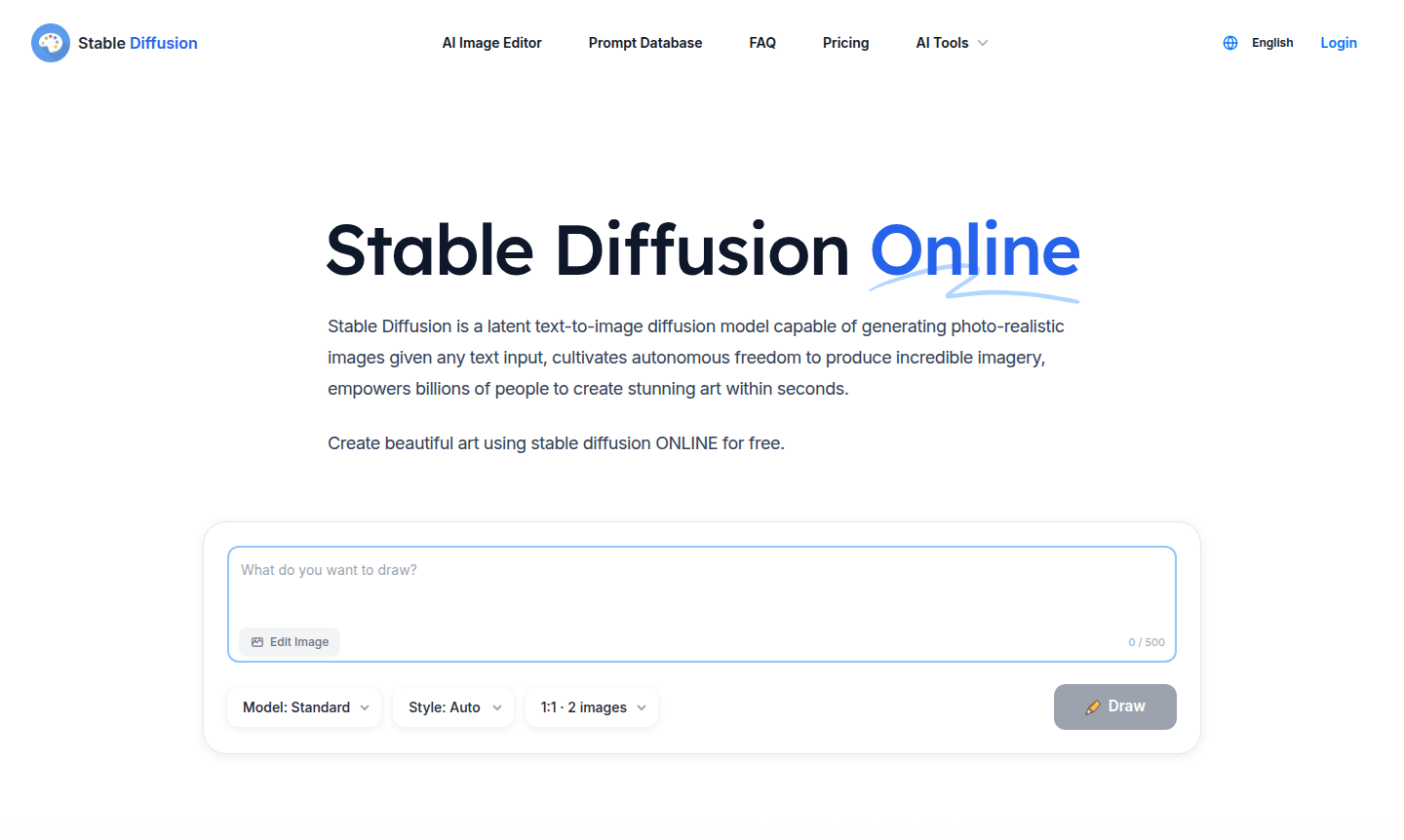 Thumbnail of Stable Diffusion Online