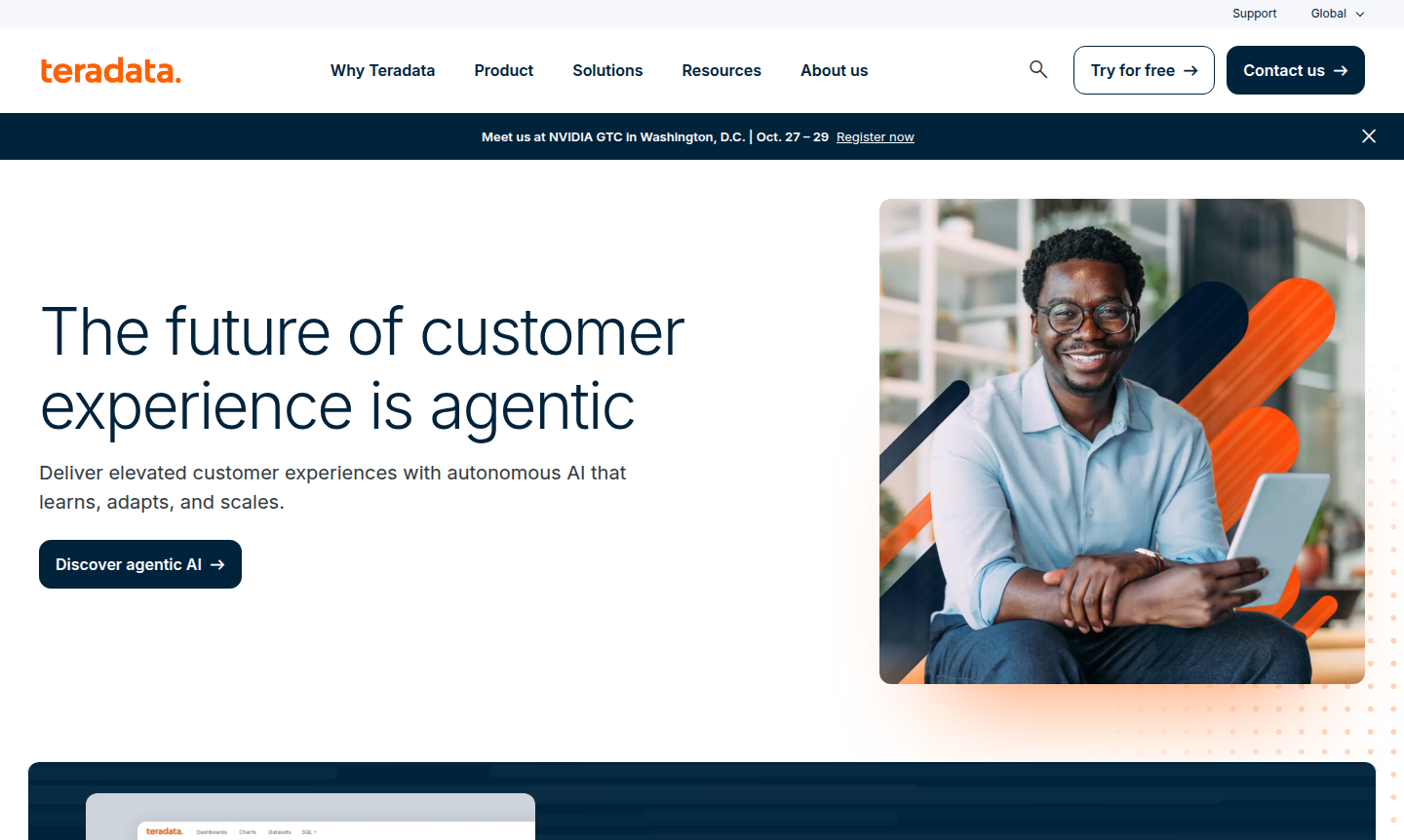 Teradata analytics platform interface