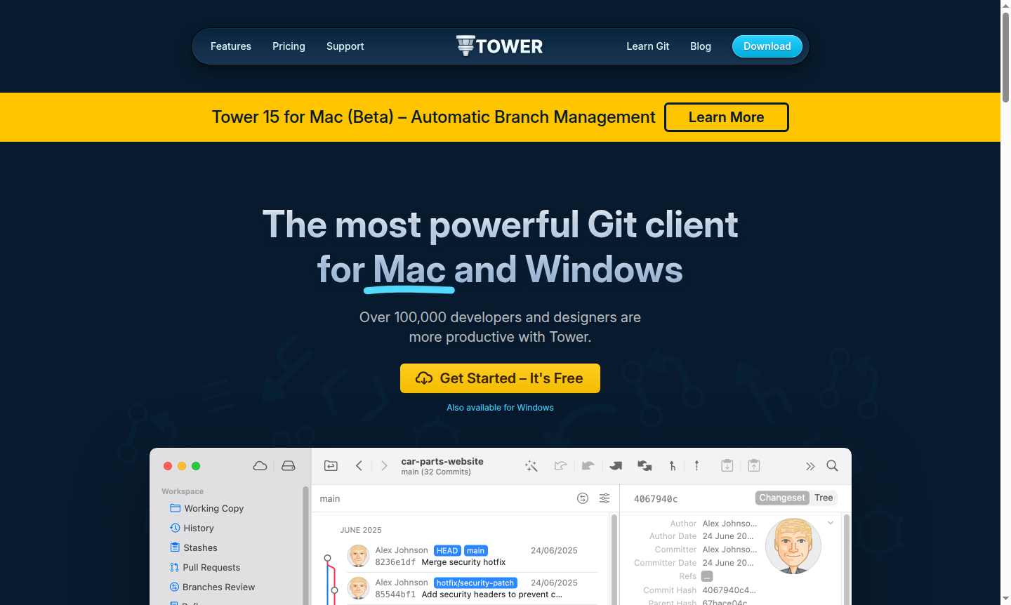 Tower Git Client Thumbnail
