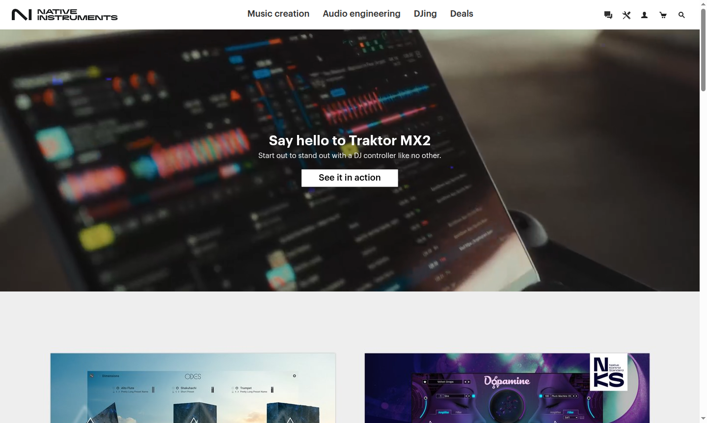 Native Instruments software interface