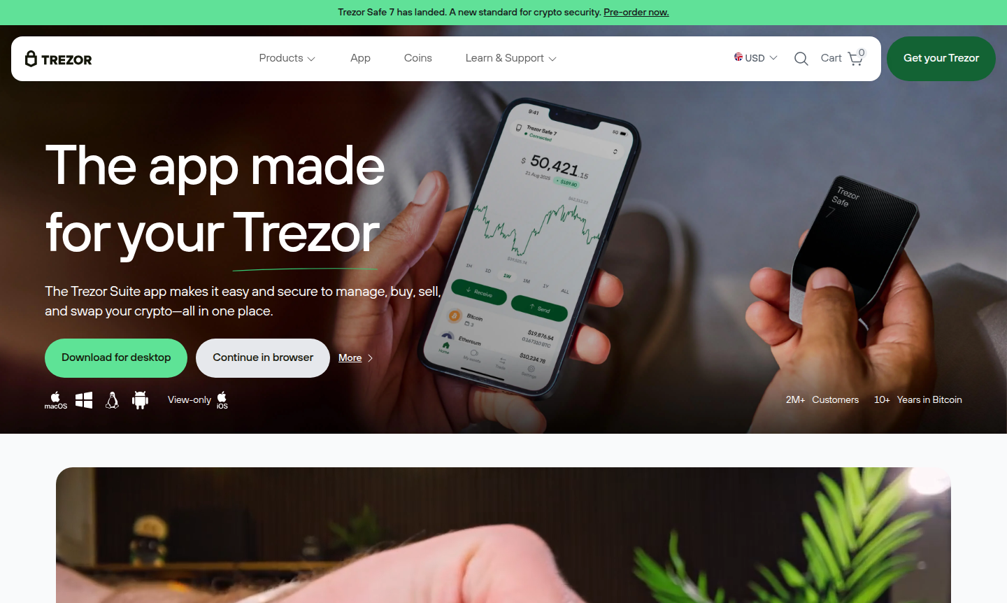 Trezor Suite Application Interface
