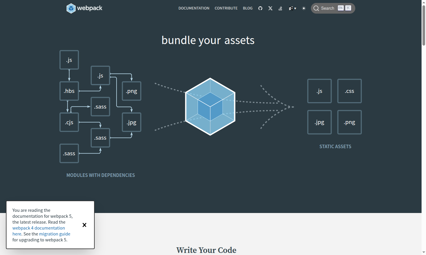 Webpack tool thumbnail