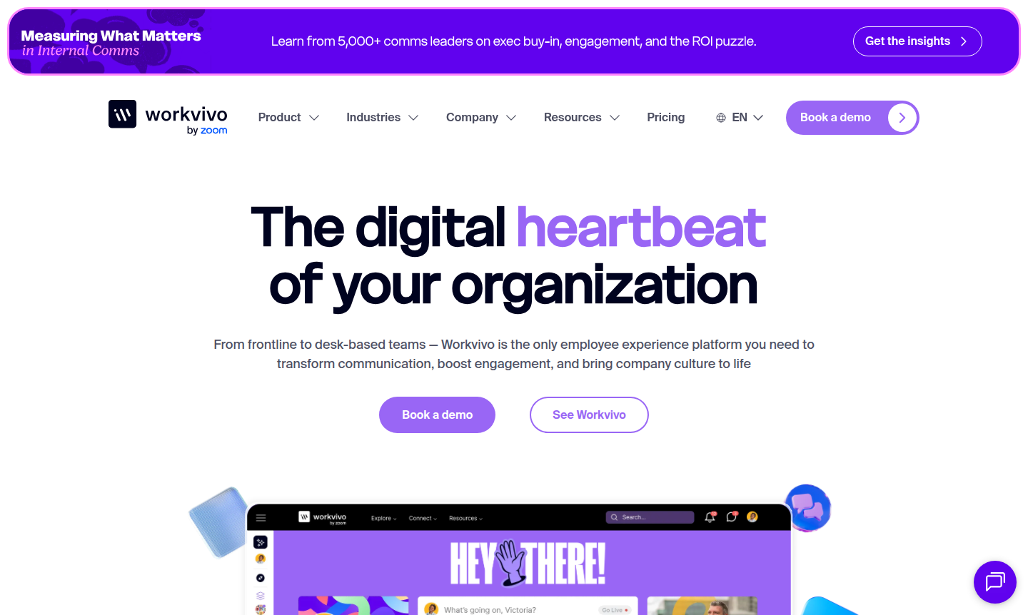 Workvivo platform thumbnail