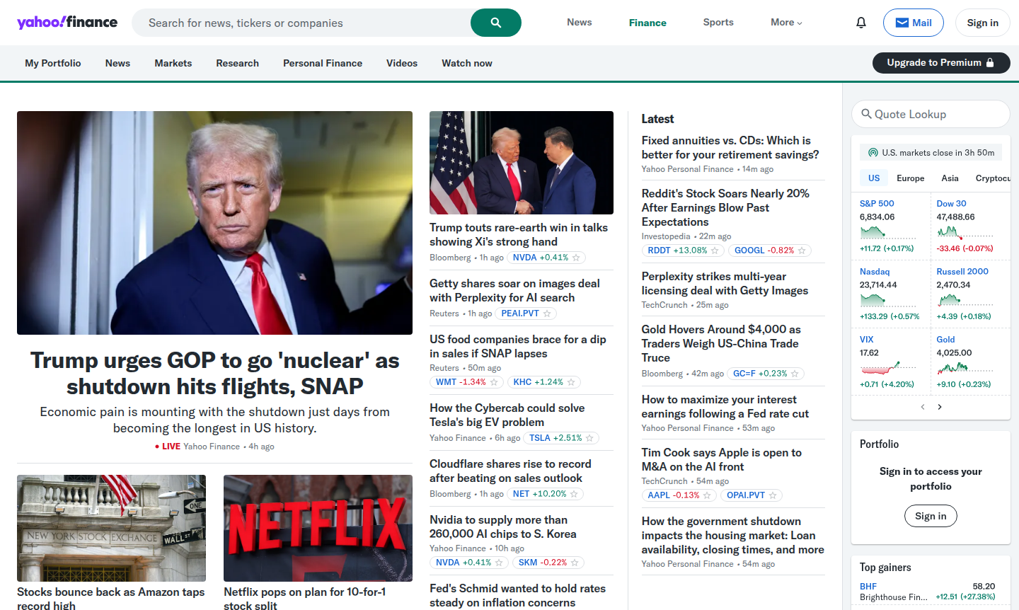 Yahoo Finance thumbnail