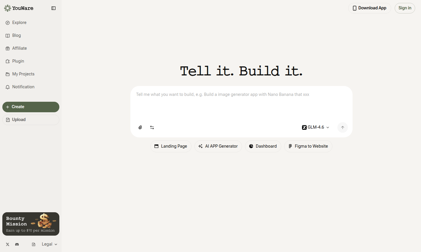 YouWare Platform Thumbnail